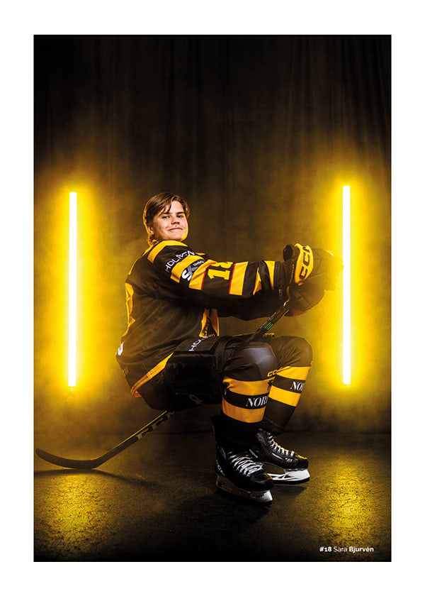 Poster Sara Bjurvén #18 Skellefteå AIK 2025/2026