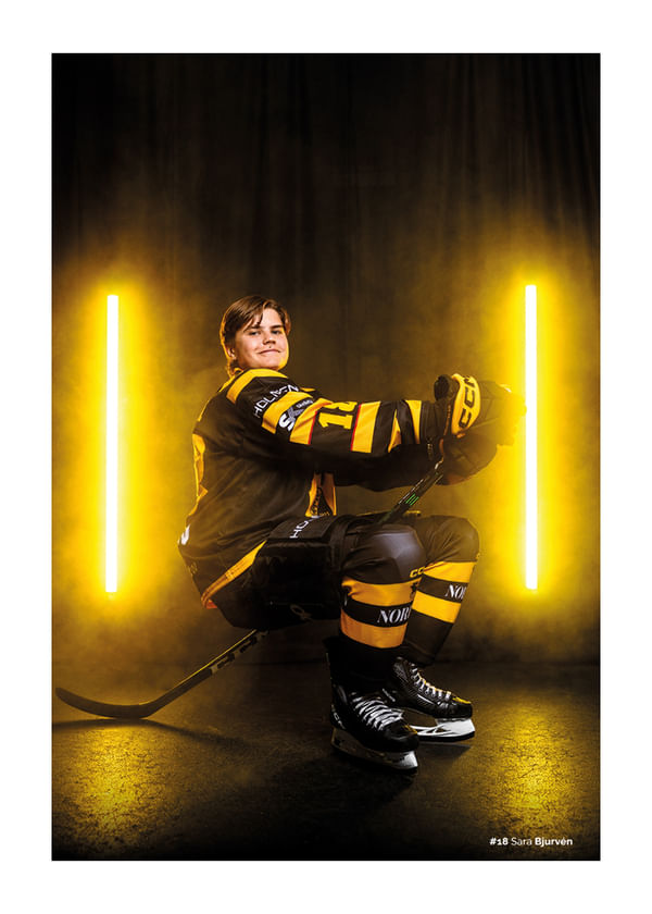 Poster Sara Bjurvén #18 Skellefteå AIK 2025/2026