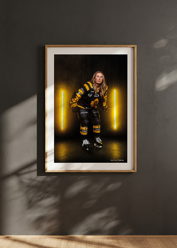 Poster Celine Tedenby #20 Skellefteå AIK 2025/2026 crossfade