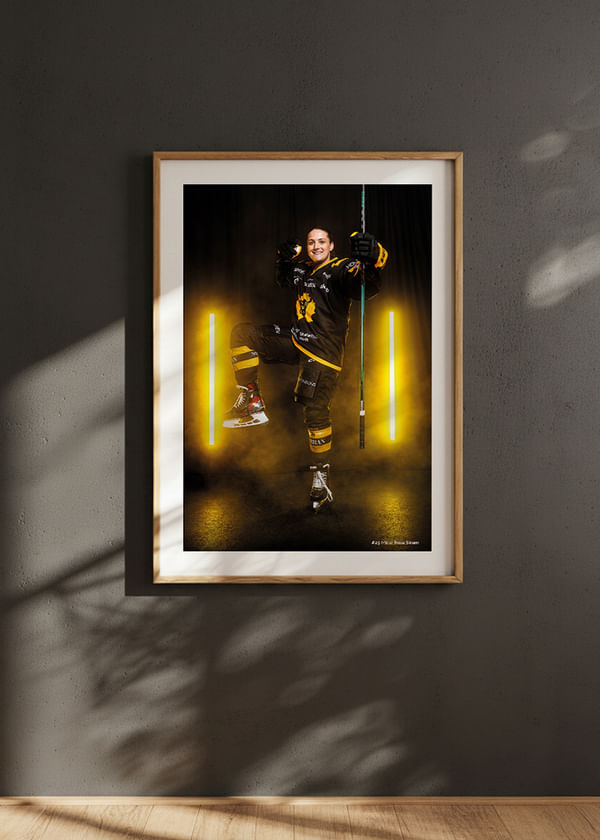 Poster Millie Rose Sirum #25 Skellefteå AIK 2025/2026 crossfade