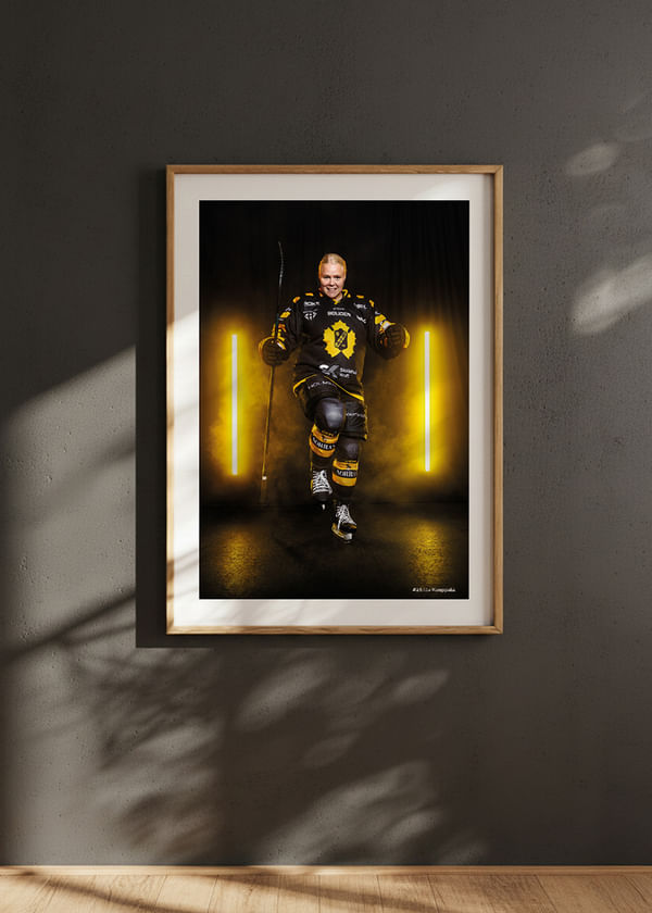 Poster Ida Kuoppala #26 Skellefteå AIK 2025/2026 crossfade