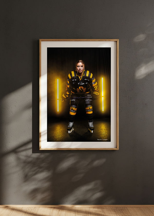 Poster Ellen Lövgren #29 Skellefteå AIK 2025/2026 crossfade