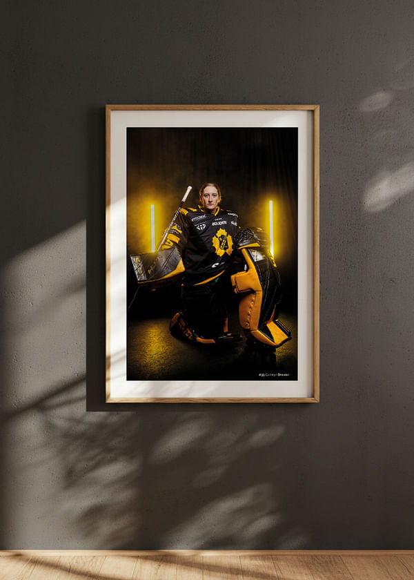 Poster Camryn Drewer #35 Skellefteå AIK 2025/2026 crossfade