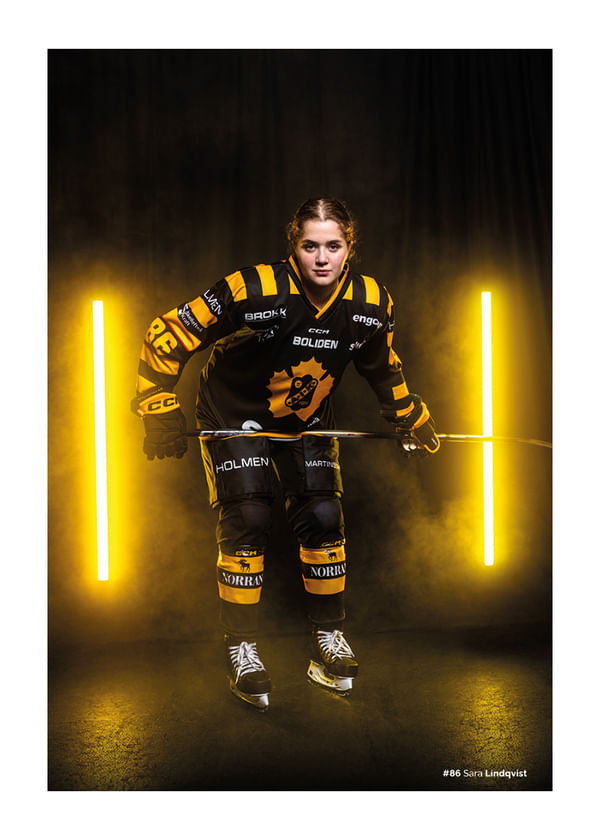 Poster Sara Lindqvist #86 Skellefteå AIK 2025/2026