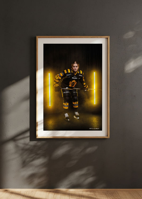 Poster Sara Lindqvist #86 Skellefteå AIK 2025/2026 crossfade
