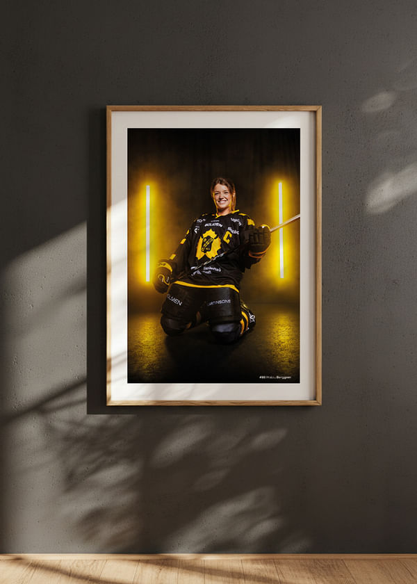Poster Malou Berggren #88 Skellefteå AIK 2025/2026 crossfade