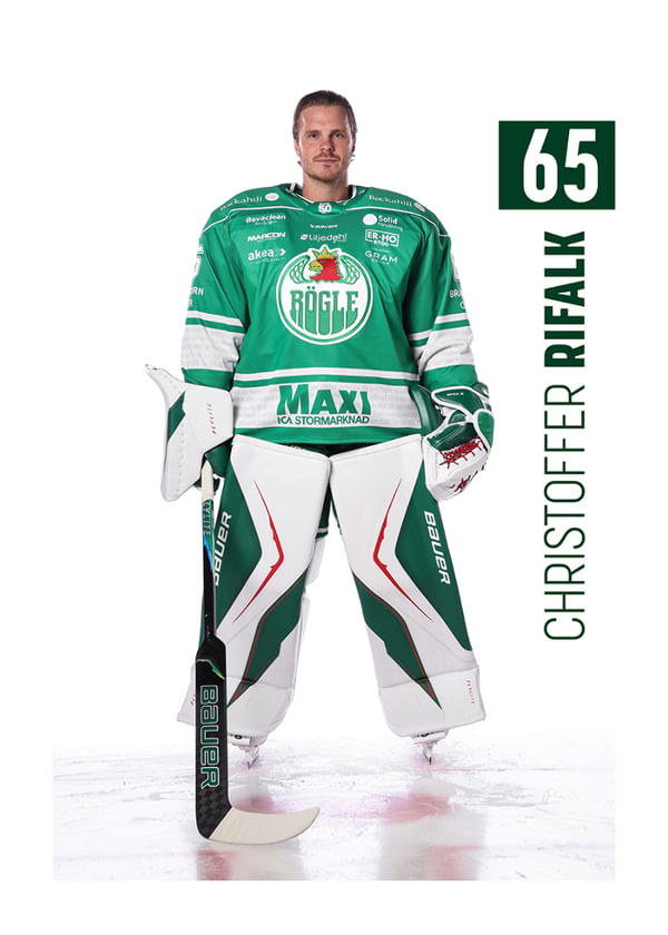 Poster Christoffer Rifalk #65 Rögle BK 2025/2026
