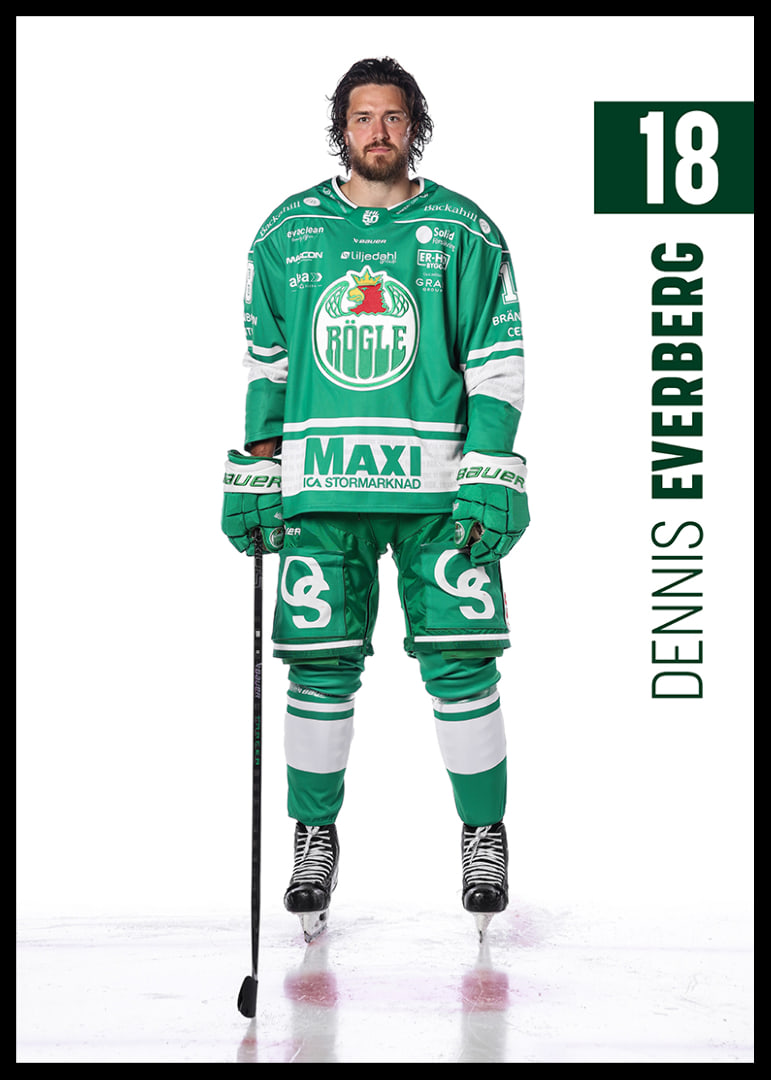 Dennis Everberg #18 Rögle BK 2025/2026-12