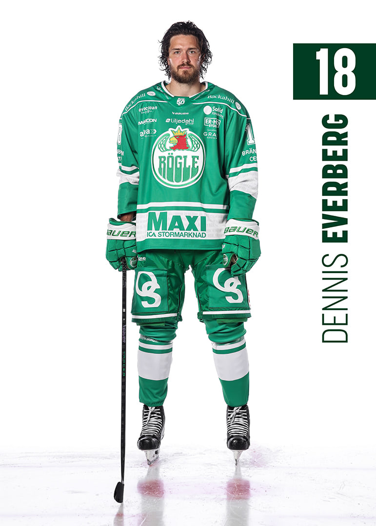 Dennis Everberg #18 Rögle BK 2025/2026-12