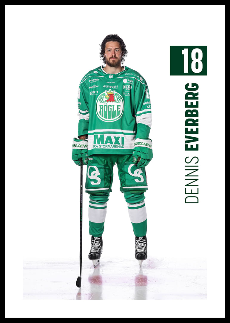Dennis Everberg #18 Rögle BK 2025/2026-12
