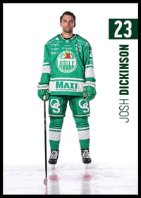 Josh Dickinson #23 Rögle BK 2025/2026-2