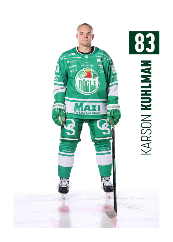 Poster Karson Kuhlman #83 Rögle BK 2025/2026