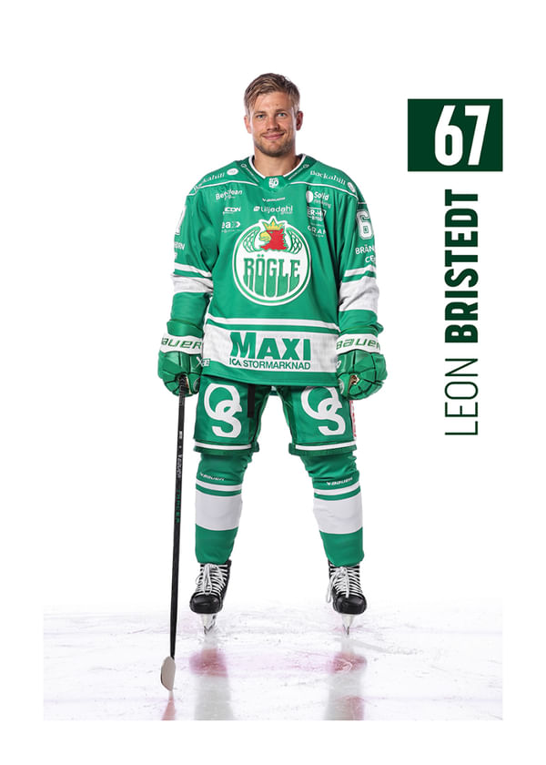 Poster Leon Bristedt #67 Rögle BK 2025/2026