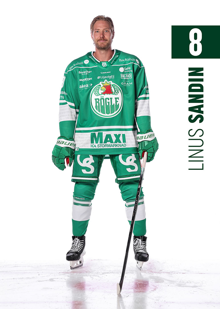 Linus Sandin #8 Rögle BK 2025/2026-12
