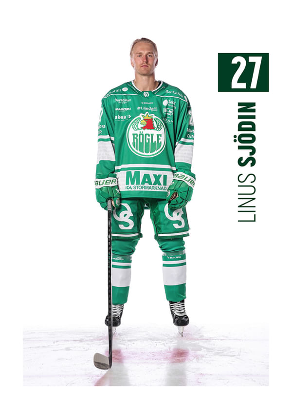 Poster Linus Sjödin #27 Rögle BK 2025/2026