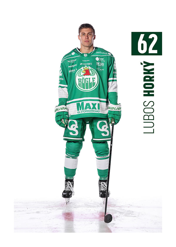 Poster Lubos Horký #62 Rögle BK 2025/2026