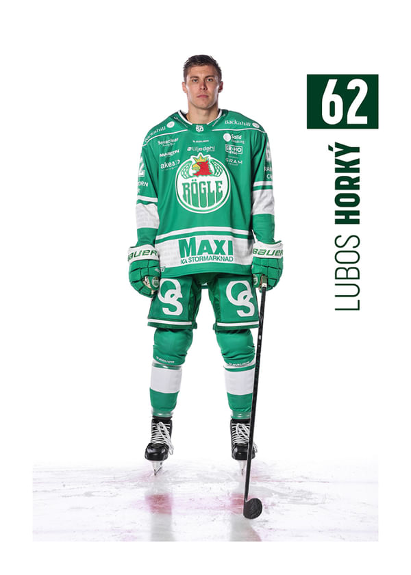 Poster Lubos Horký #62 Rögle BK 2025/2026