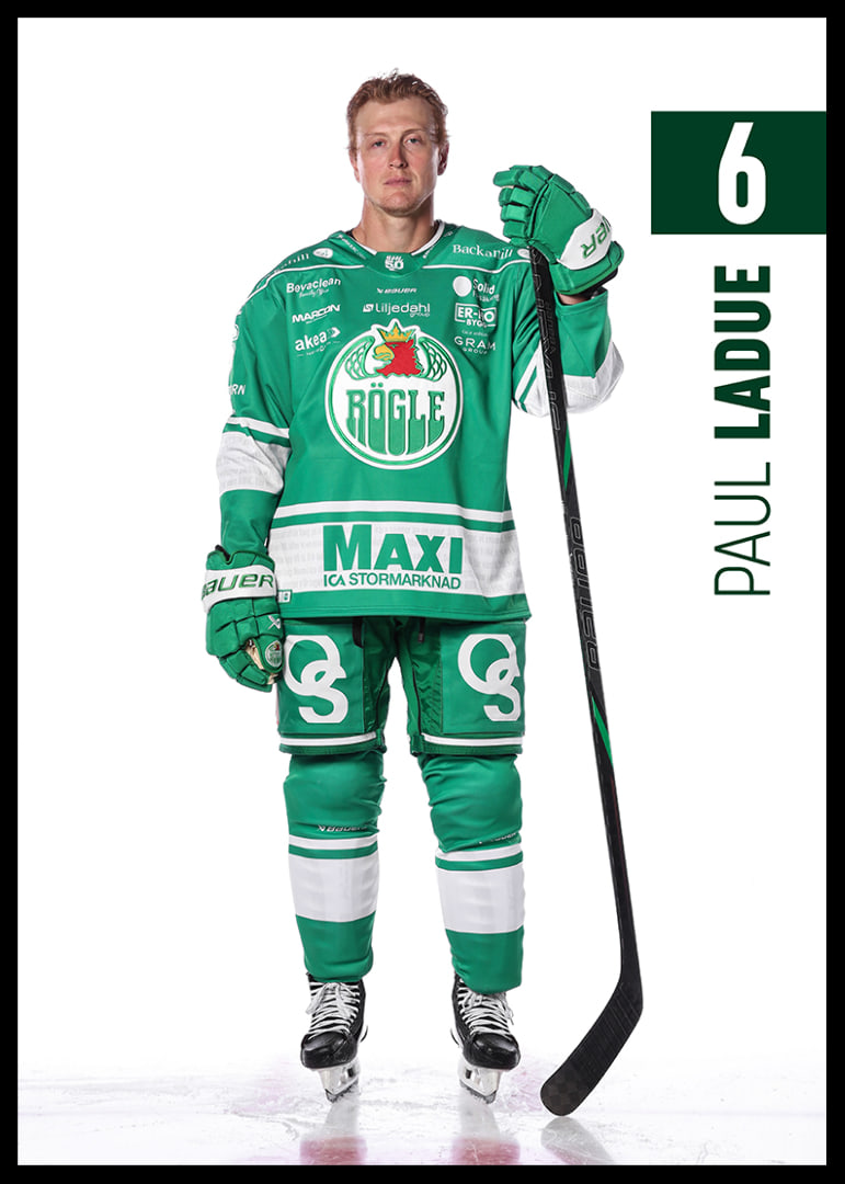 Paul Ladue #6 Rögle BK 2025/2026-12