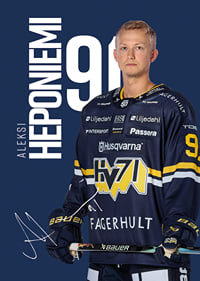 Aleksi Heponiemi #91 HV71 2025/2026-3