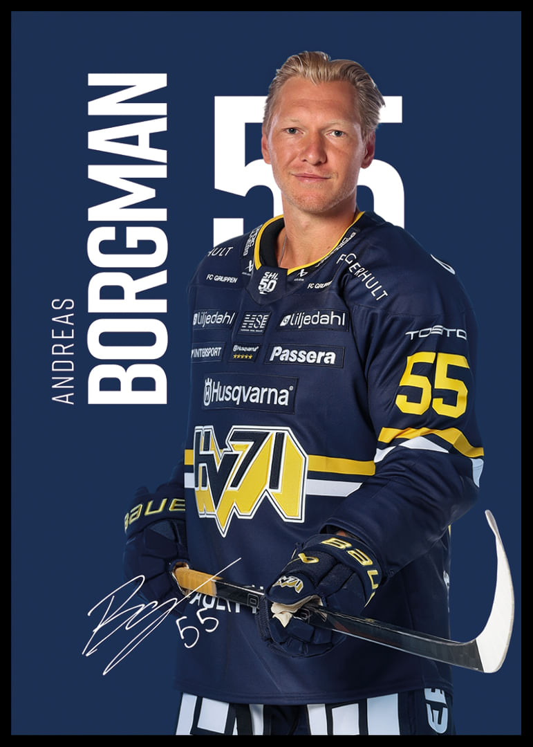 Andreas Borgman #55 HV71 2025/2026-12