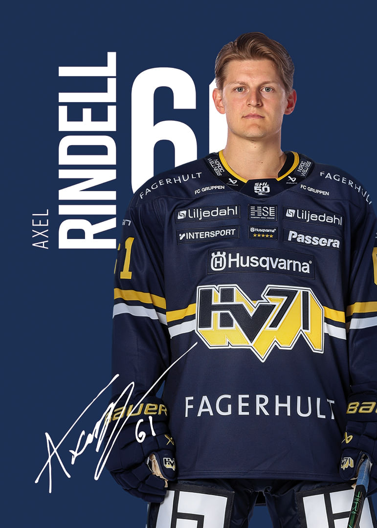 Axel Rindell #61 HV71 2025/2026-12