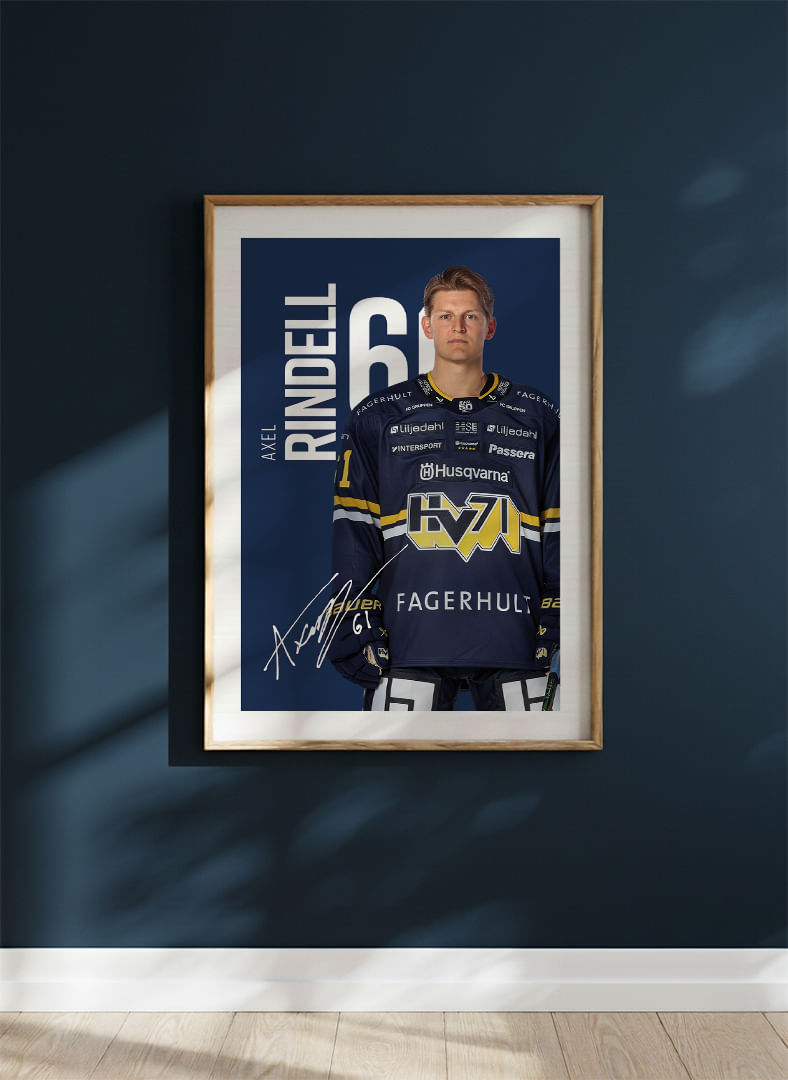 Axel Rindell #61 HV71 2025/2026-12