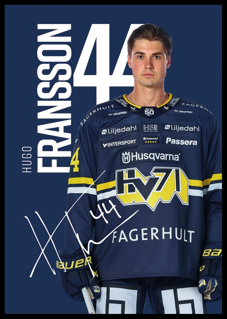 Hugo Fransson #44 HV71 2025/2026-12
