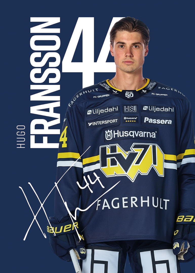Hugo Fransson #44 HV71 2025/2026-12