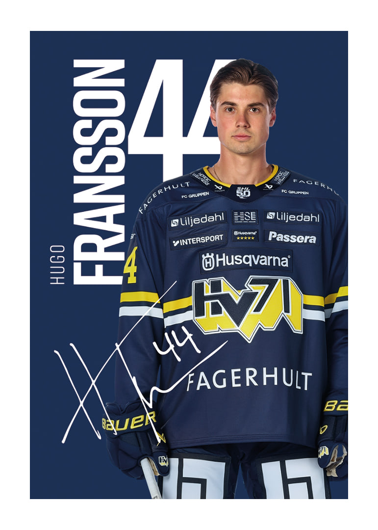Hugo Fransson #44 HV71 2025/2026-12