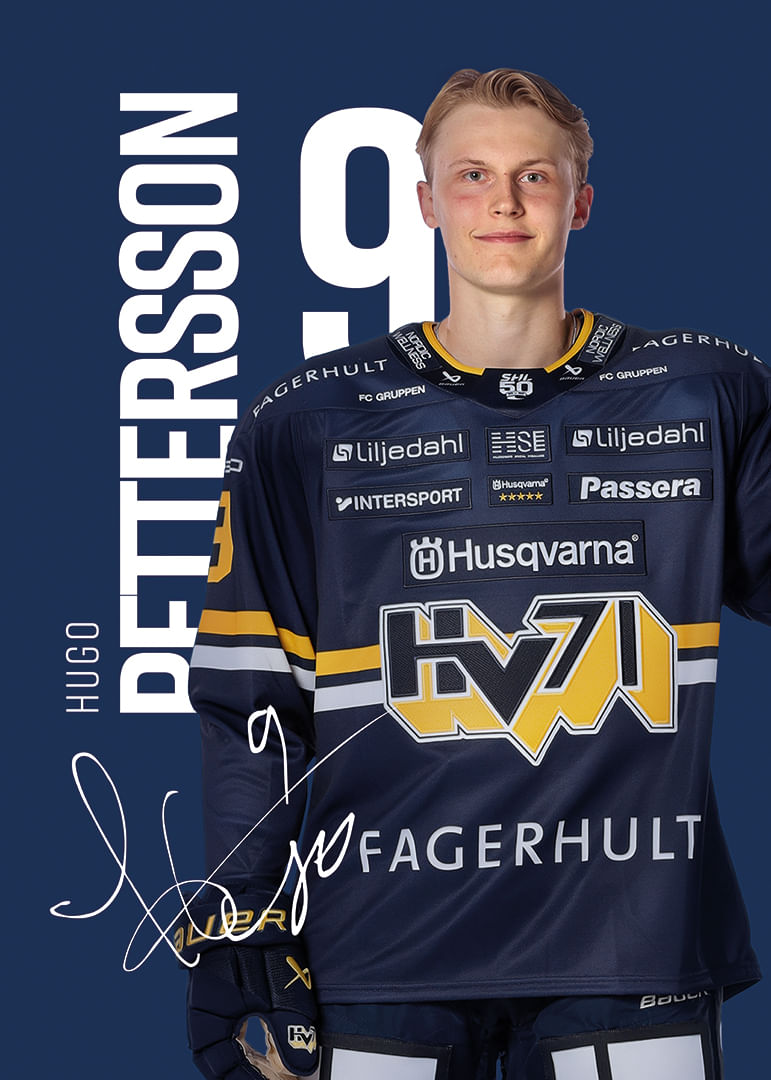 Hugo Pettersson #9 HV71 2025/2026-12