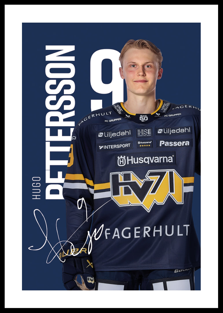 Hugo Pettersson #9 HV71 2025/2026-12