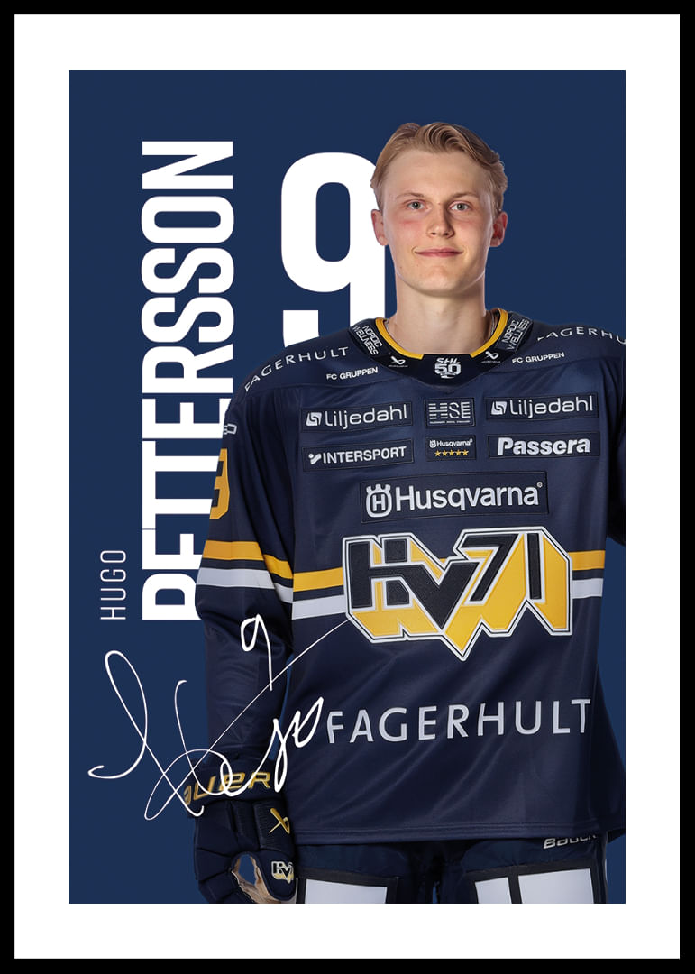 Hugo Pettersson #9 HV71 2025/2026-12