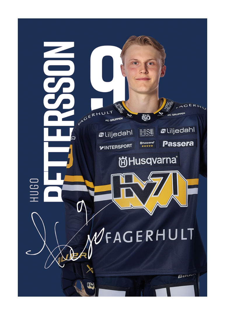 Hugo Pettersson #9 HV71 2025/2026-12