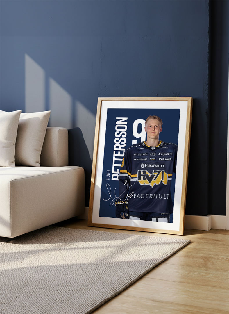 Hugo Pettersson #9 HV71 2025/2026-12