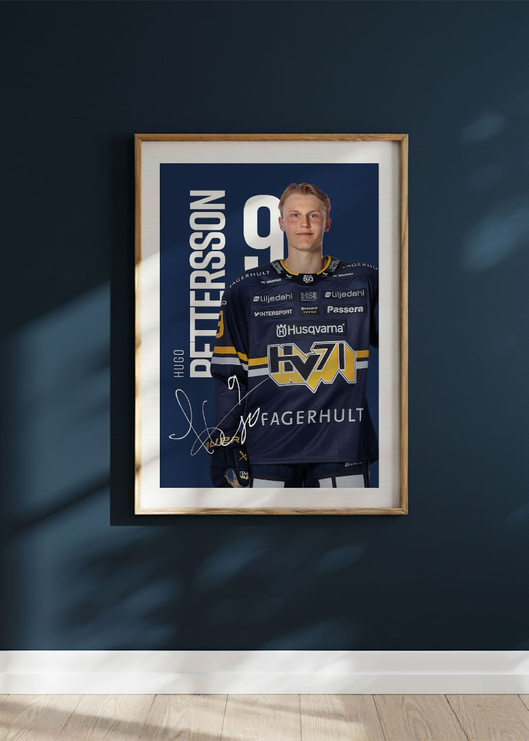 Hugo Pettersson #9 HV71 2025/2026-12