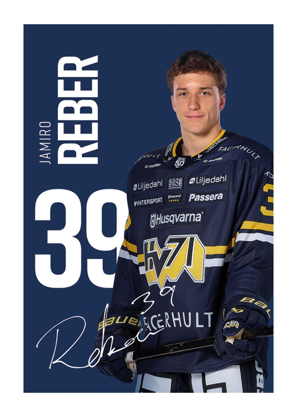 Poster Jamiro Reber #39 HV71 2025/2026