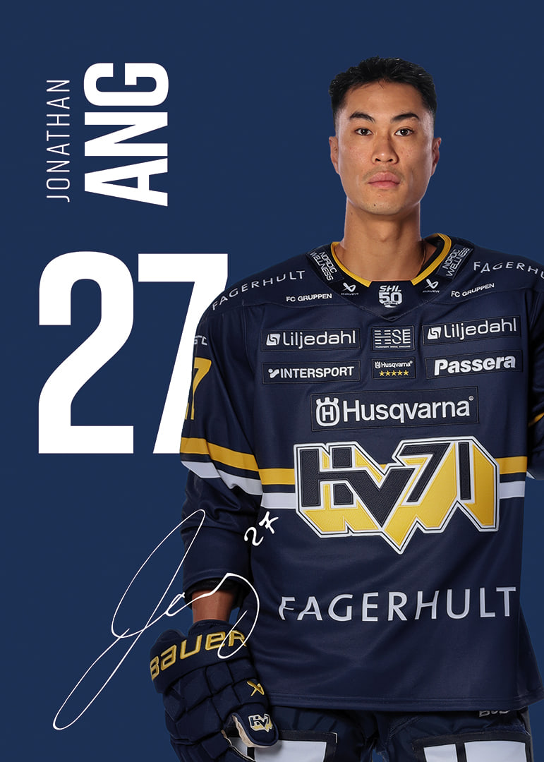 Jonathan Ang #27 HV71 2025/2026-12