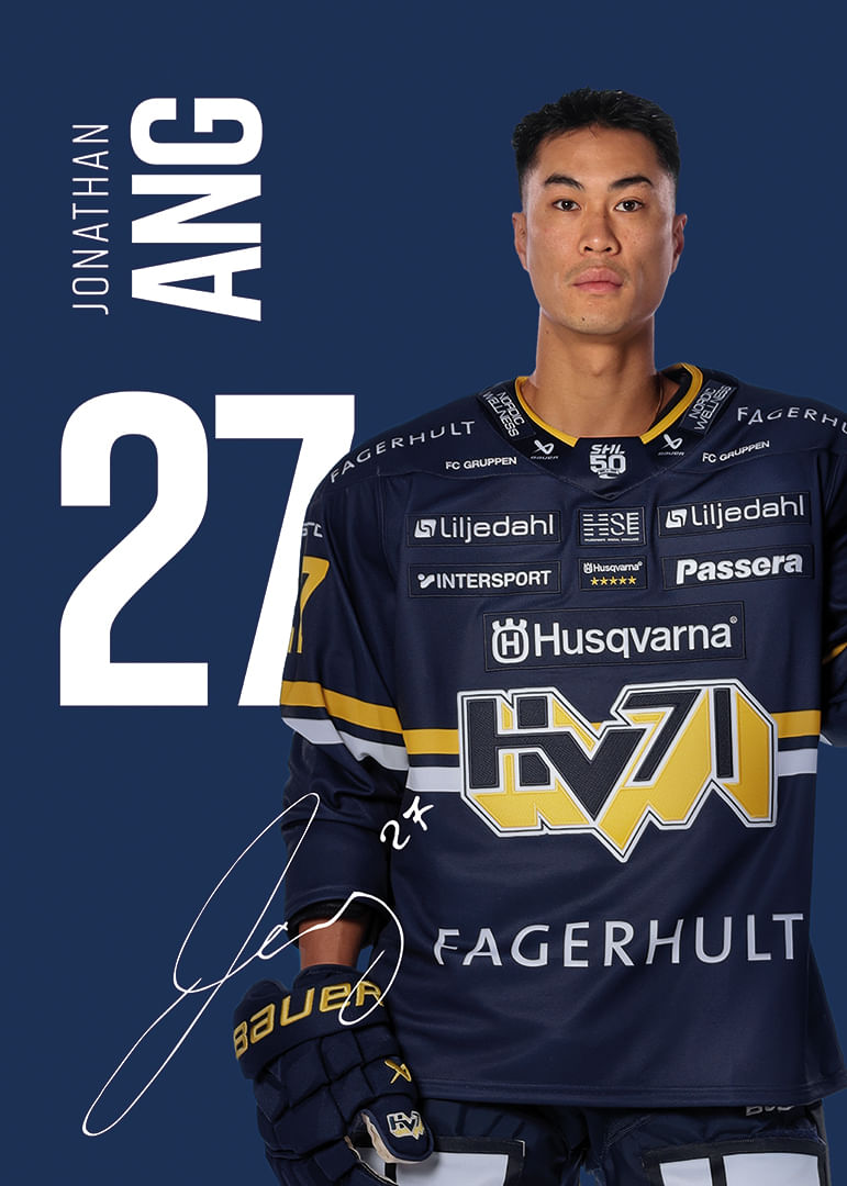 Jonathan Ang #27 HV71 2025/2026-12