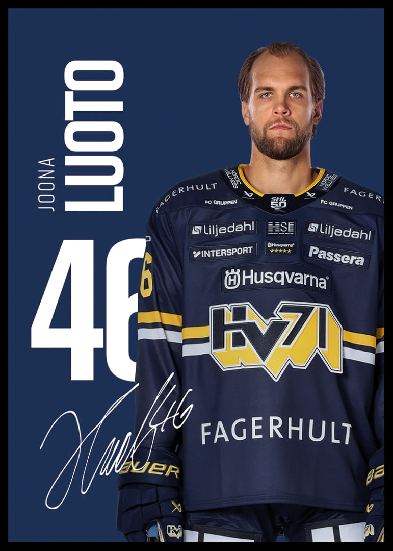 Joona Luoto #46 HV71 2025/2026-12