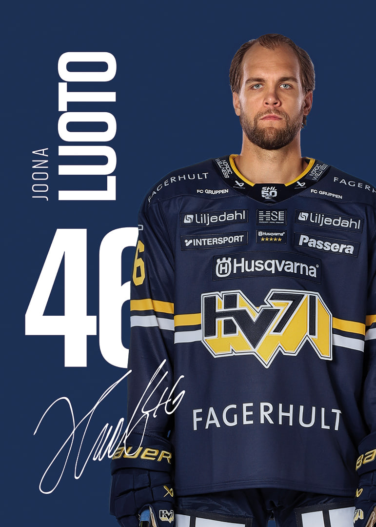 Joona Luoto #46 HV71 2025/2026-12
