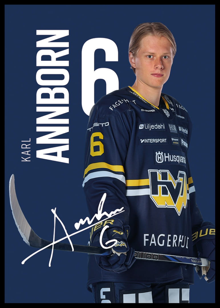 Karl Annborn #6 HV71 2025/2026-12