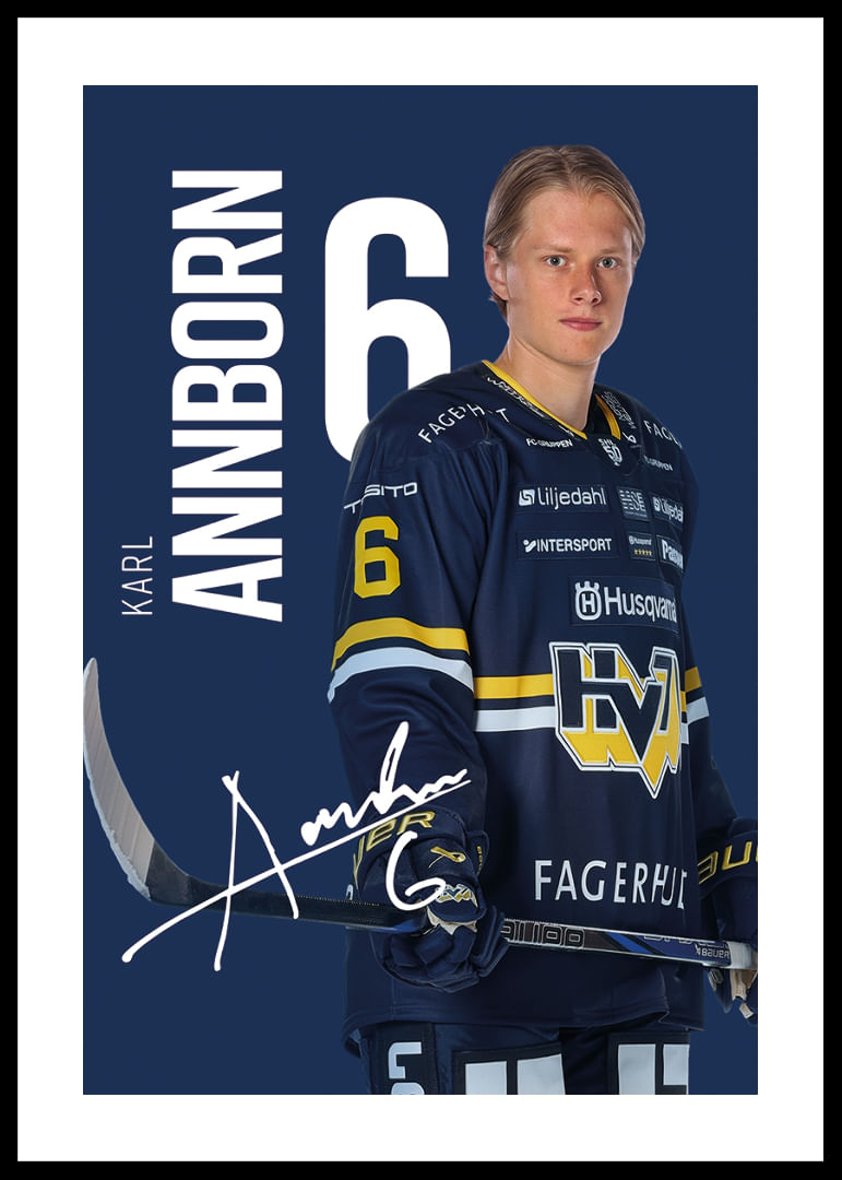 Karl Annborn #6 HV71 2025/2026-12