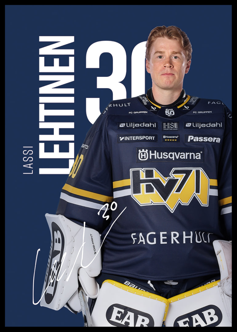 Lassi Lehtinen #30 HV71 2025/2026-12