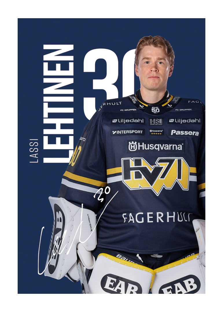Lassi Lehtinen #30 HV71 2025/2026-12