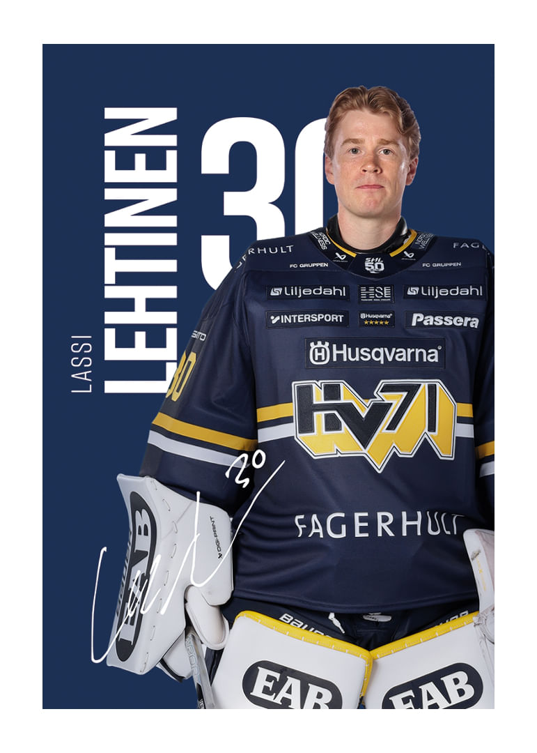 Lassi Lehtinen #30 HV71 2025/2026-12