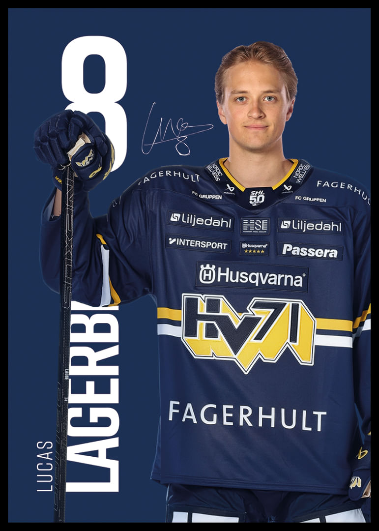 Lucas Lagerberg #8 HV71 2025/2026-12