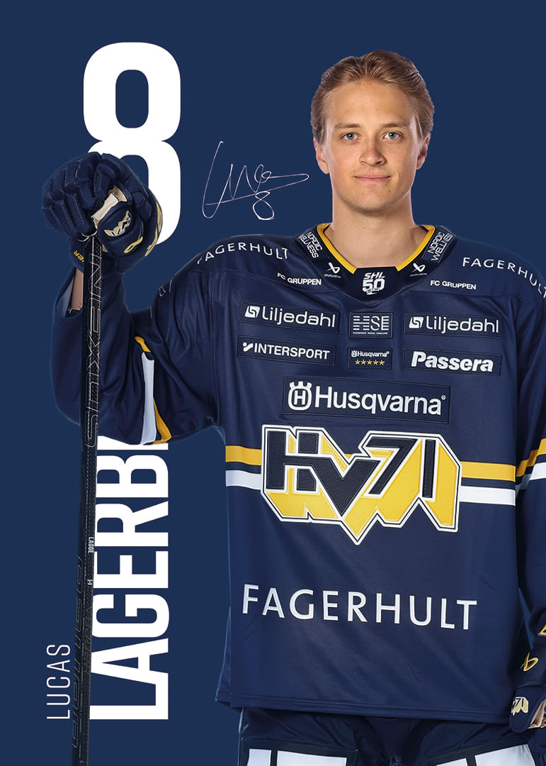 Lucas Lagerberg #8 HV71 2025/2026-12