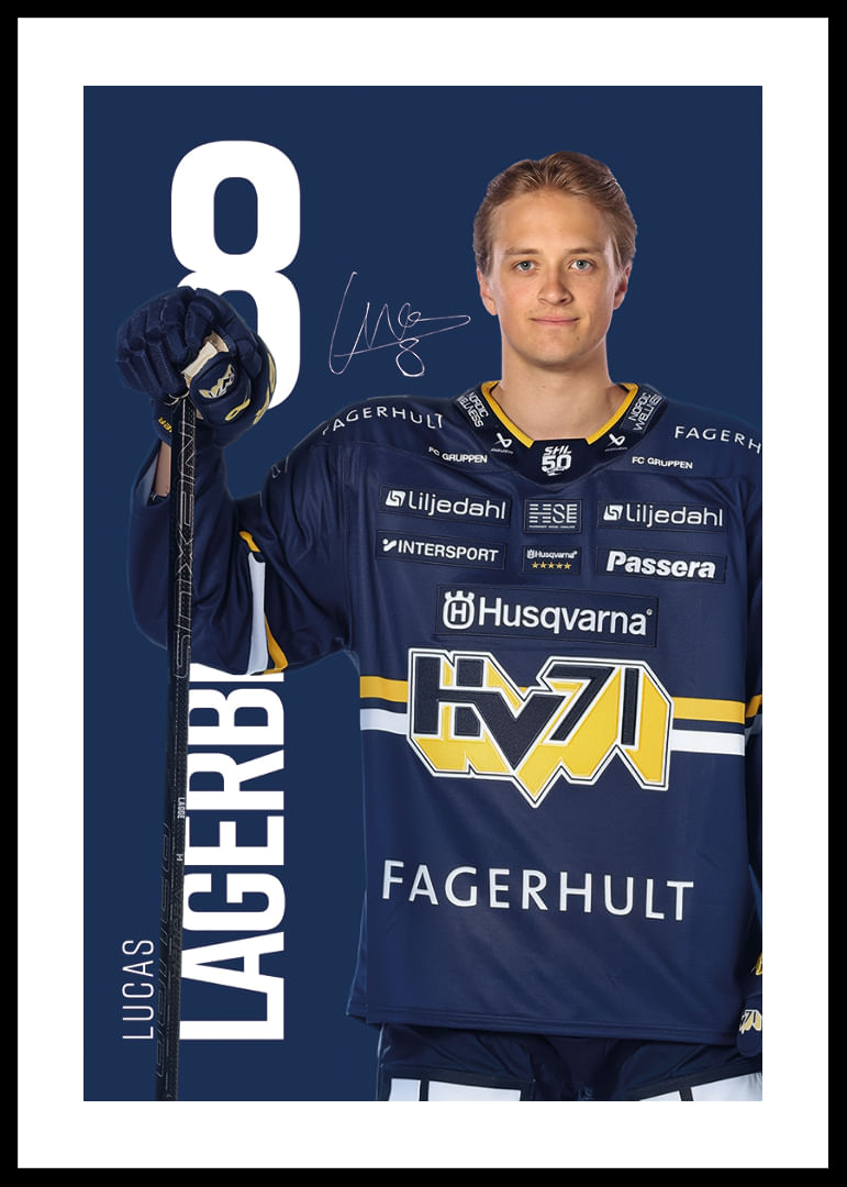 Lucas Lagerberg #8 HV71 2025/2026-12