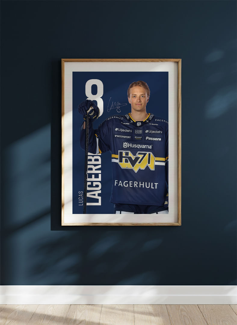 Lucas Lagerberg #8 HV71 2025/2026-12