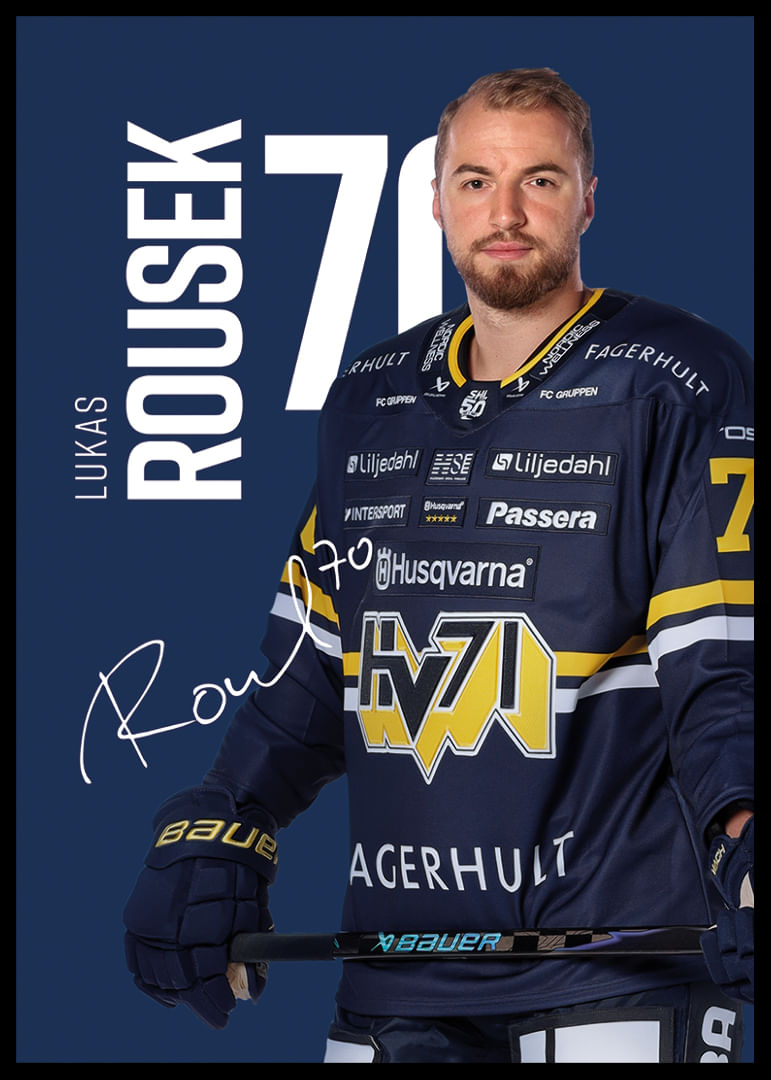 Lukas Rousek #70 HV71 2025/2026-12